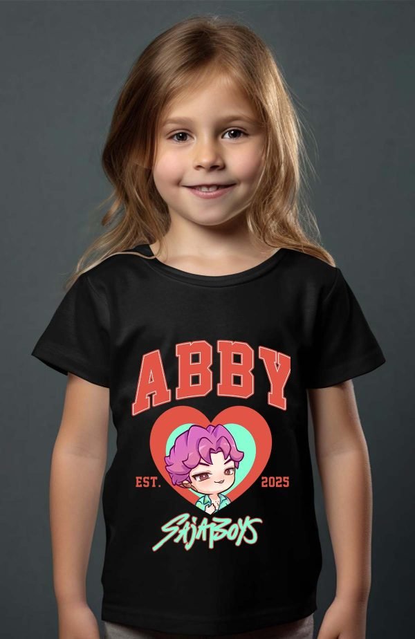 T-shirt Fille en Gros | Abby coeur Saja