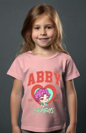 T-shirt Fille en Gros | Abby coeur Saja