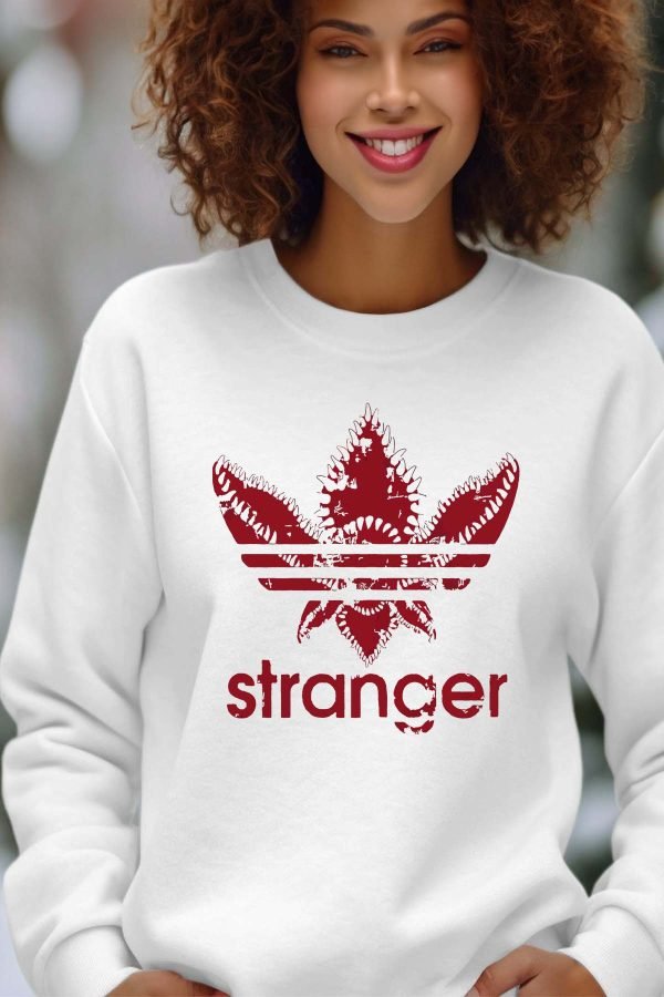 Sweat Col Rond Femme en Gros | AdiStranger Red