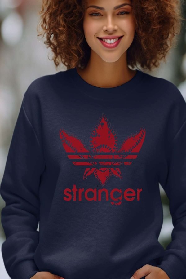 Sweat Col Rond Femme en Gros | AdiStranger Red