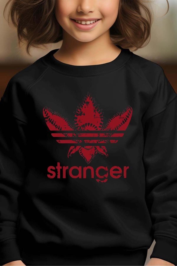 Sweat Col Rond Fille en Gros | AdiStranger Red