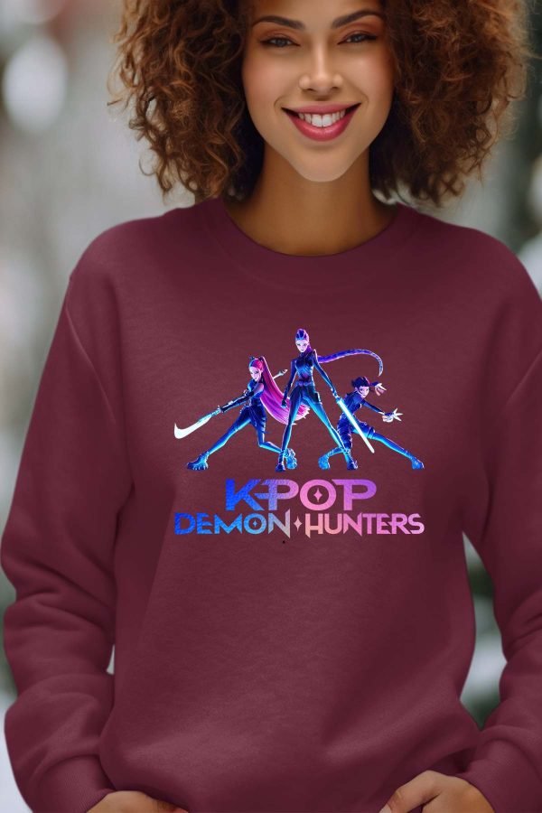 Sweat Col Rond Femme en Gros | Attack Huntrix