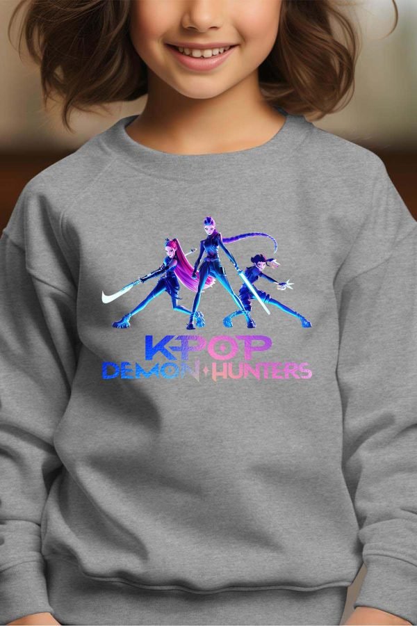 Sweat Col Rond Fille en Gros | Attack Huntrix