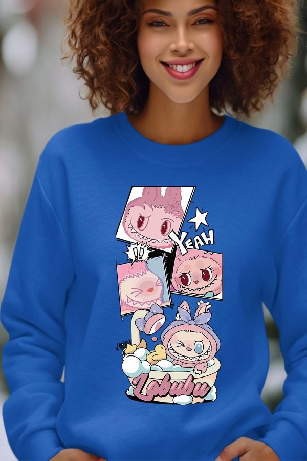 Sweat Col Rond Femme en Gros | Bain Labubu