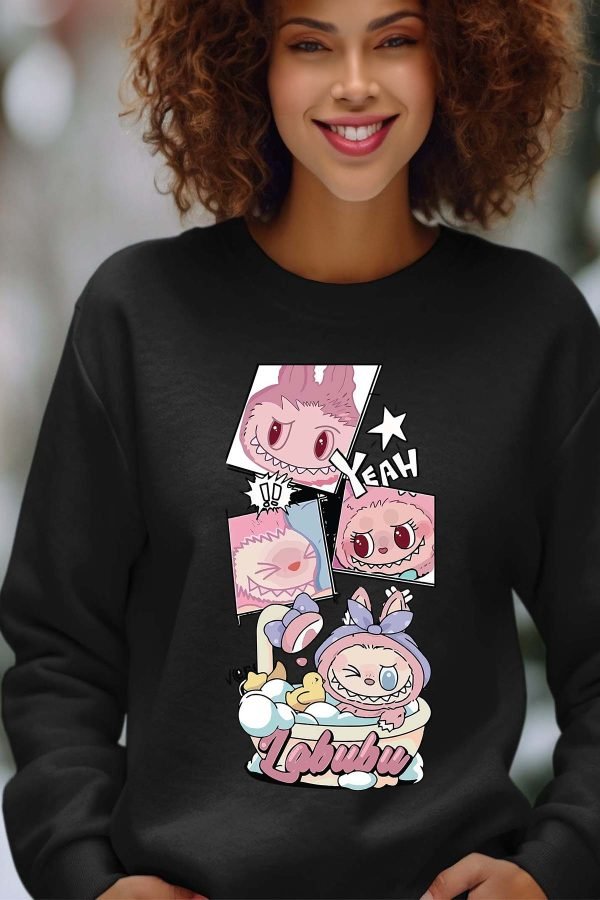 Sweat Col Rond Femme en Gros | Bain Labubu