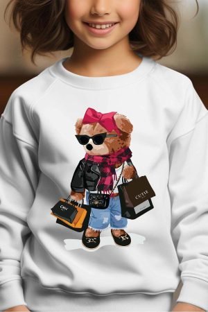 Sweat Col Rond Fille en Gros | Bear Addict