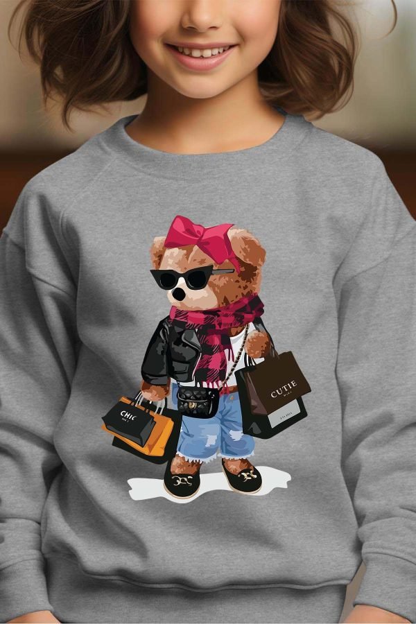 Sweat Col Rond Fille en Gros | Bear Addict