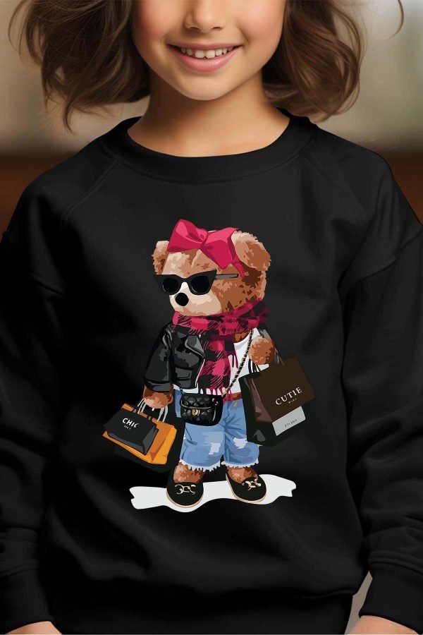 Sweat Col Rond Fille en Gros | Bear Addict