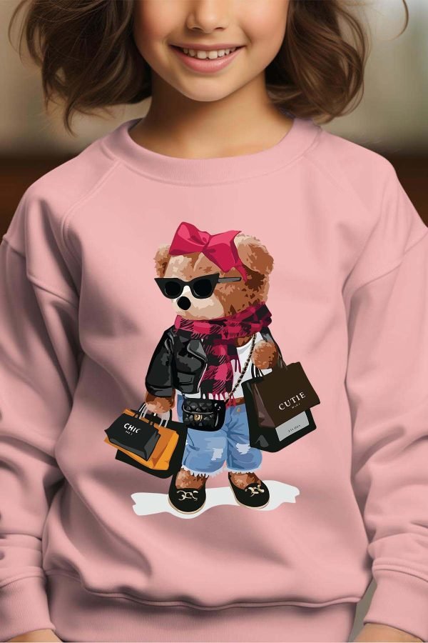 Sweat Col Rond Fille en Gros | Bear Addict