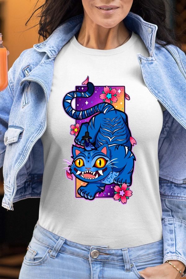 Cat Kpop flower - Tshirt Femme