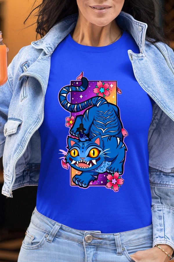 Cat Kpop flower - Tshirt Femme