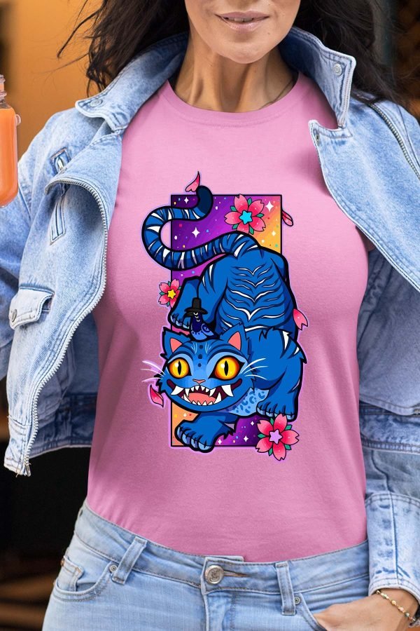 Cat Kpop flower - Tshirt Femme