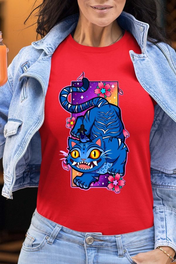 Cat Kpop flower - Tshirt Femme