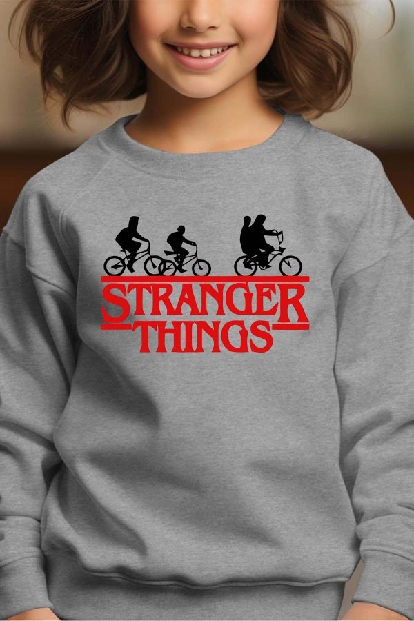 Sweat Col Rond Fille en Gros | Chose étrange