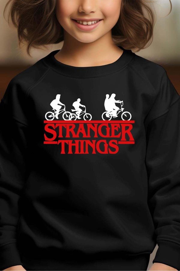 Sweat Col Rond Fille en Gros | Chose étrange