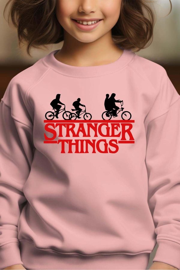 Sweat Col Rond Fille en Gros | Chose étrange