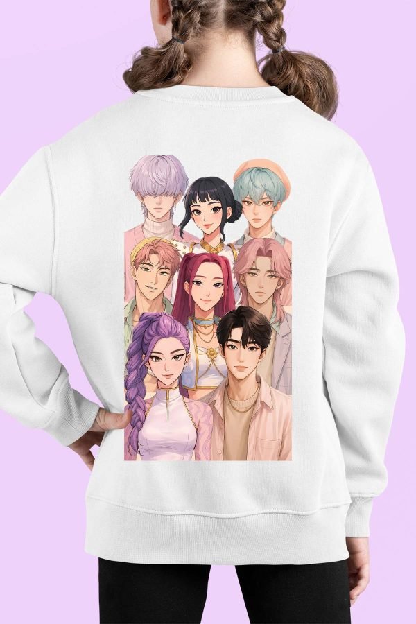 Sweat Col Rond Fille en Gros | Demon Hunter Team AR