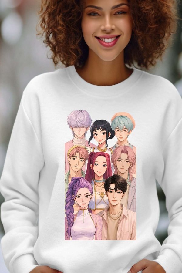 Sweat Col Rond Femme en Gros | Demon Hunter Team