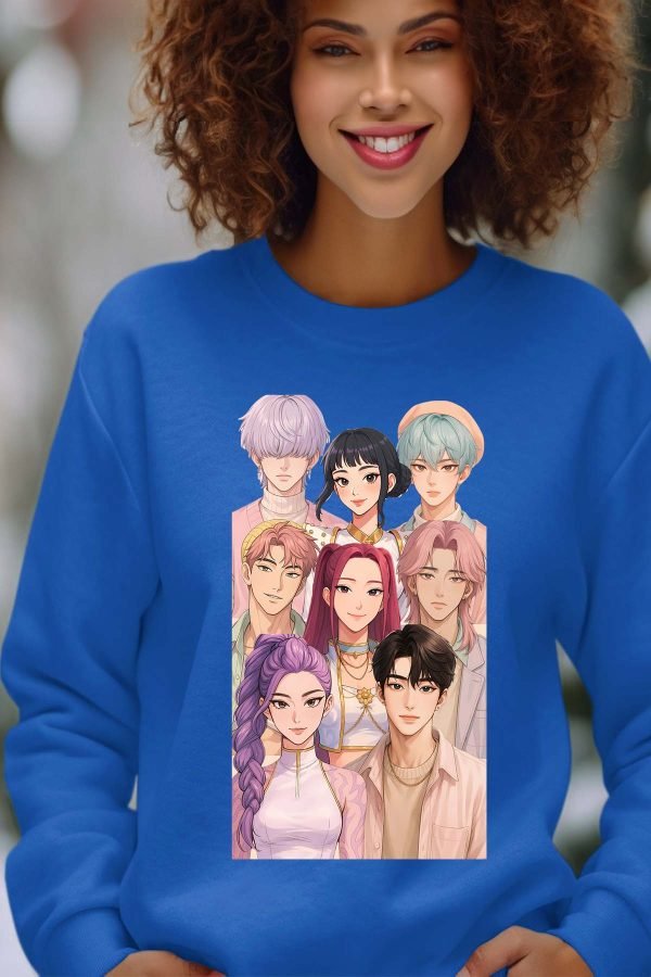 Sweat Col Rond Femme en Gros | Demon Hunter Team