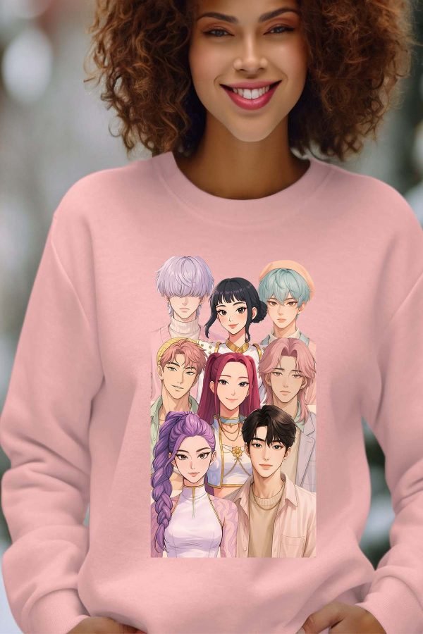 Sweat Col Rond Femme en Gros | Demon Hunter Team