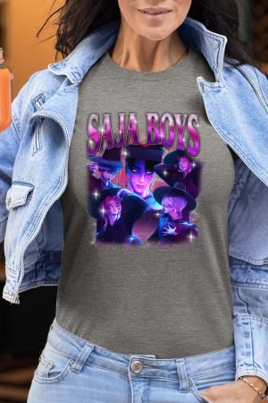 Demon Saja – Tshirt Femme – Gris