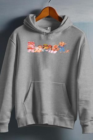 Friends Roblox – Sweat capuche Fille – Gris