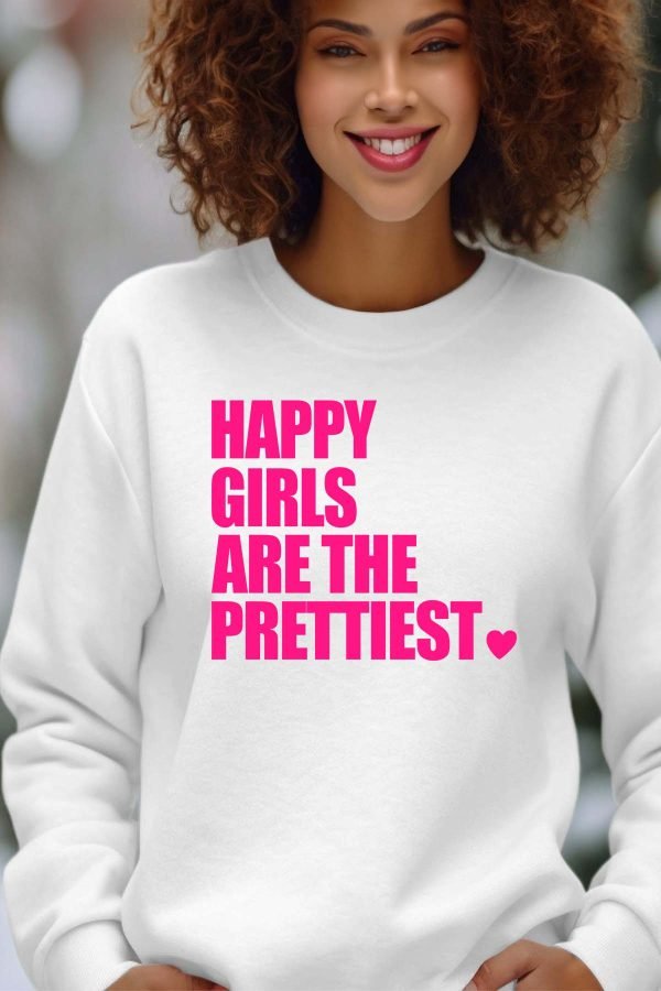 Sweat Col Rond Femme en Gros | Happy Prettiest
