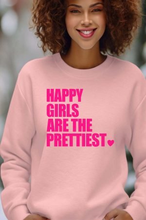 Sweat Col Rond Femme en Gros | Happy Prettiest