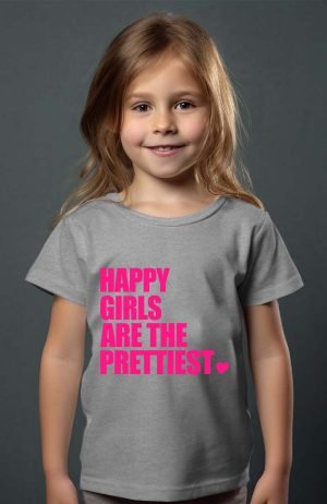 T-shirt Fille en Gros | Happy Prettiest