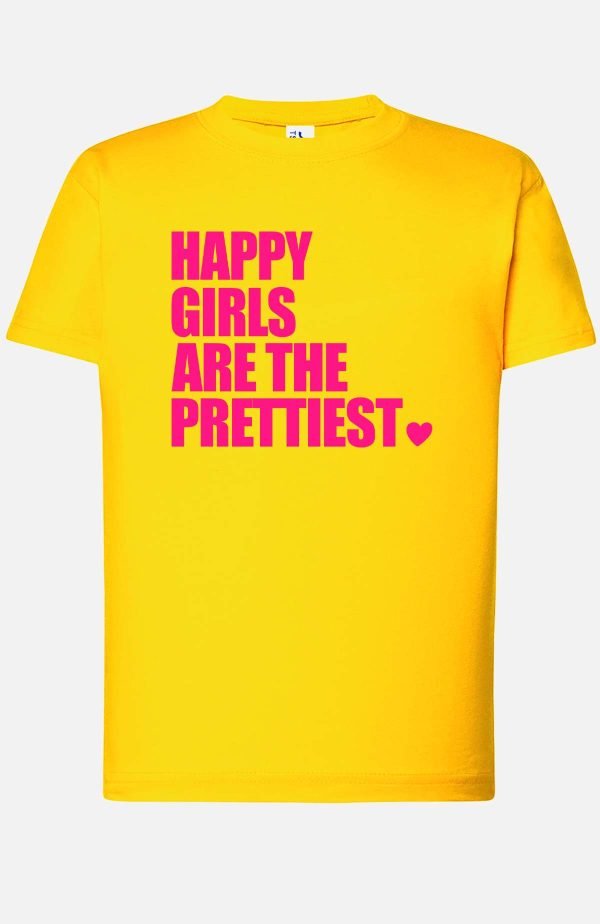 T-shirt Fille en Gros | Happy Prettiest