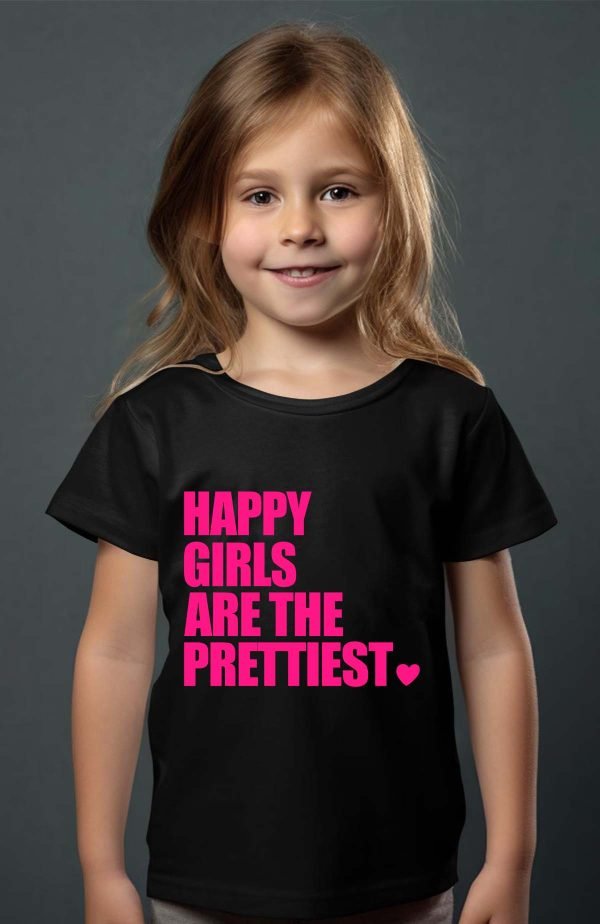 T-shirt Fille en Gros | Happy Prettiest