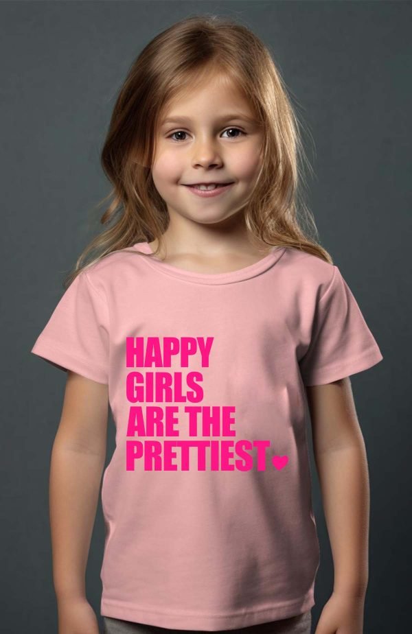 T-shirt Fille en Gros | Happy Prettiest