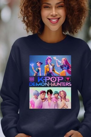 Sweat Col Rond Femme en Gros | Huntrix Girls & Saja Boys