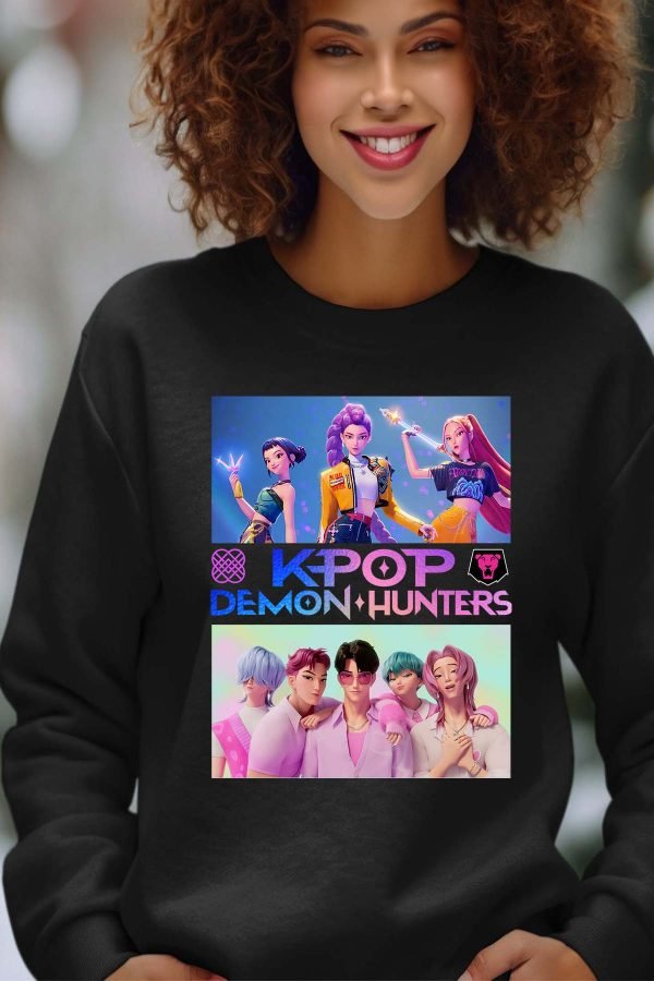 Sweat Col Rond Femme en Gros | Huntrix Girls & Saja Boys
