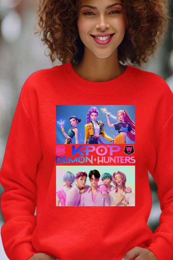 Sweat Col Rond Femme en Gros | Huntrix Girls & Saja Boys