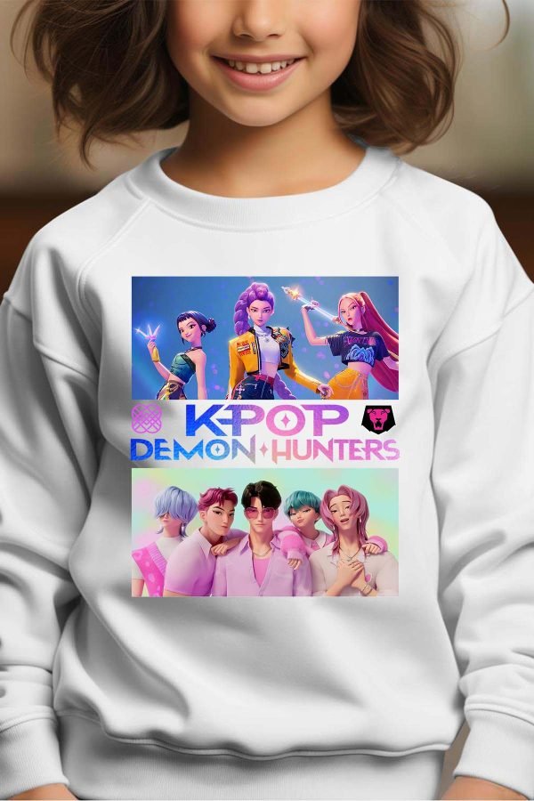 Sweat Col Rond Fille en Gros | Huntrix Girls & Saja Boys