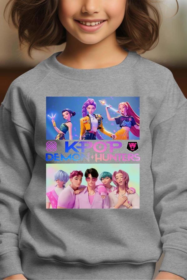 Sweat Col Rond Fille en Gros | Huntrix Girls & Saja Boys