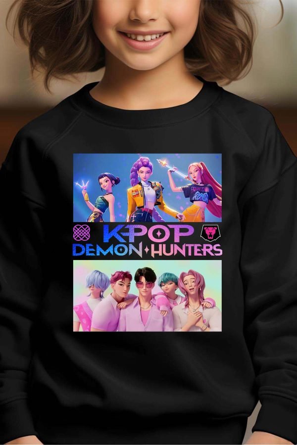 Sweat Col Rond Fille en Gros | Huntrix Girls & Saja Boys