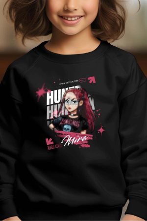 Sweat Col Rond Fille en Gros | Huntrix Mina