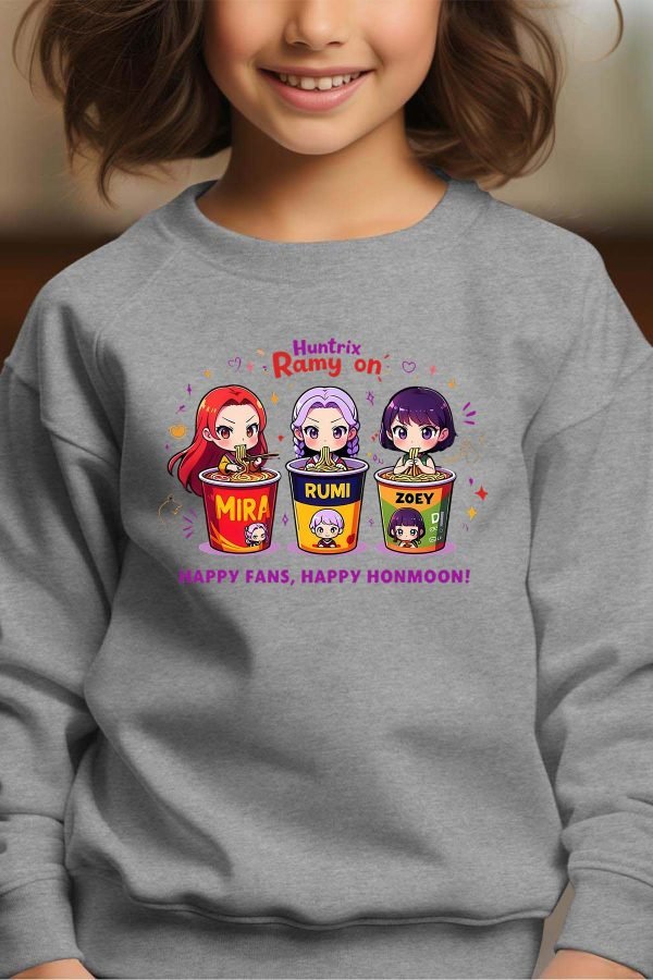 Sweat Col Rond Fille en Gros | Huntrix Ramy on