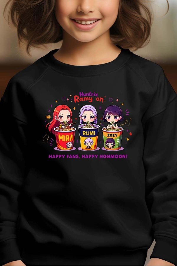 Sweat Col Rond Fille en Gros | Huntrix Ramy on