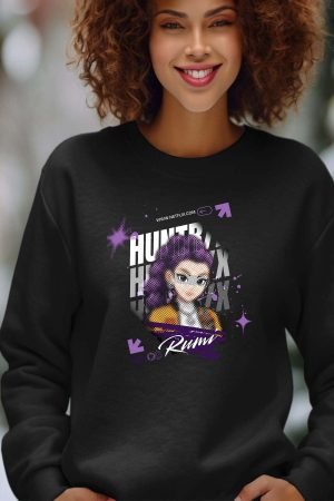 Sweat Col Rond Femme en Gros | Huntrix Violet