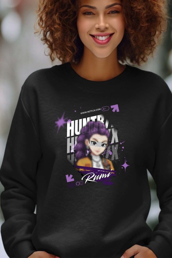 Sweat Col Rond Femme en Gros | Huntrix Violet