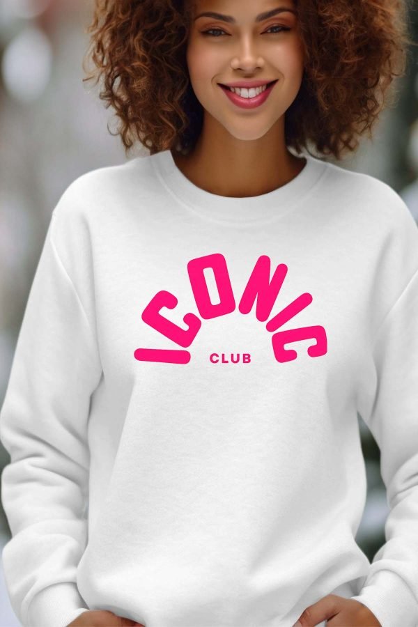 Sweat Col Rond Femme en Gros | Iconic Club