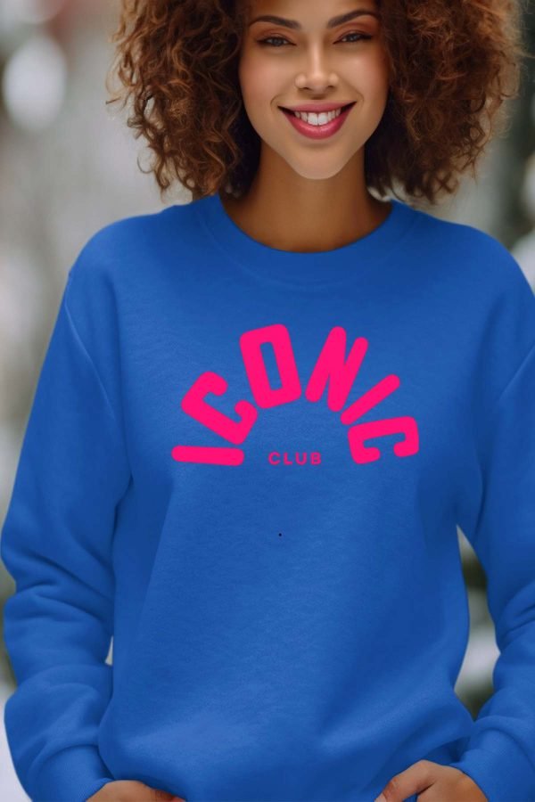 Sweat Col Rond Femme en Gros | Iconic Club