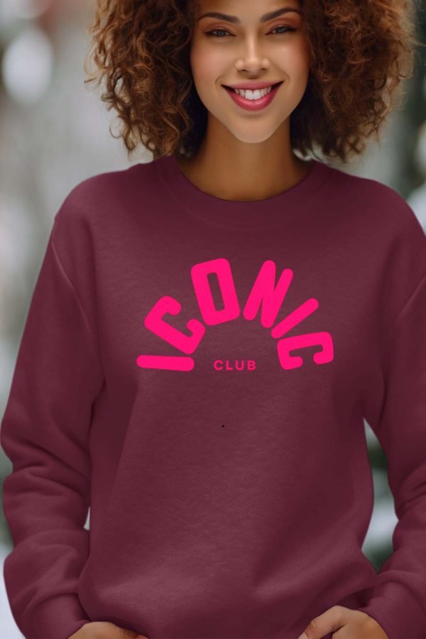 Sweat Col Rond Femme en Gros | Iconic Club