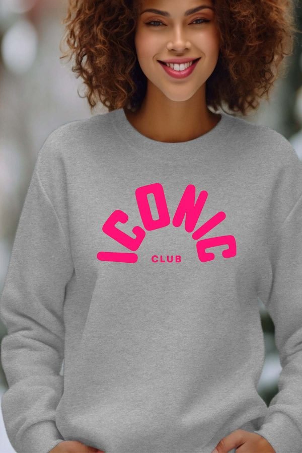 Sweat Col Rond Femme en Gros | Iconic Club