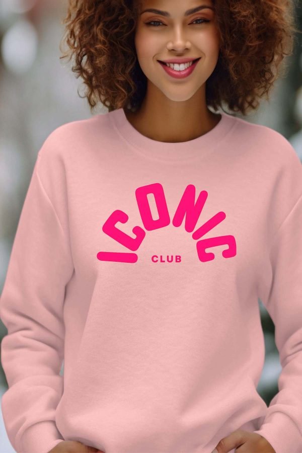 Sweat Col Rond Femme en Gros | Iconic Club