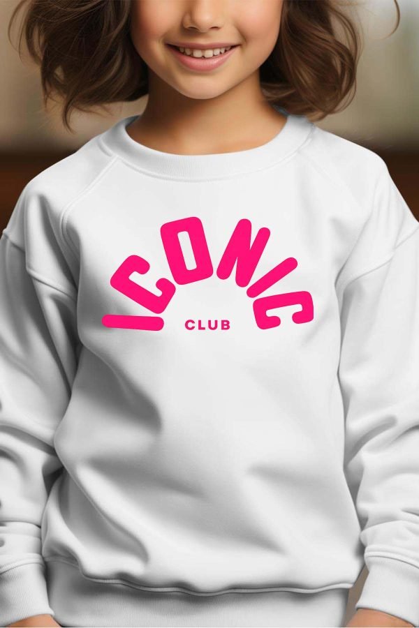 Sweat Col Rond Fille en Gros | Iconic Club