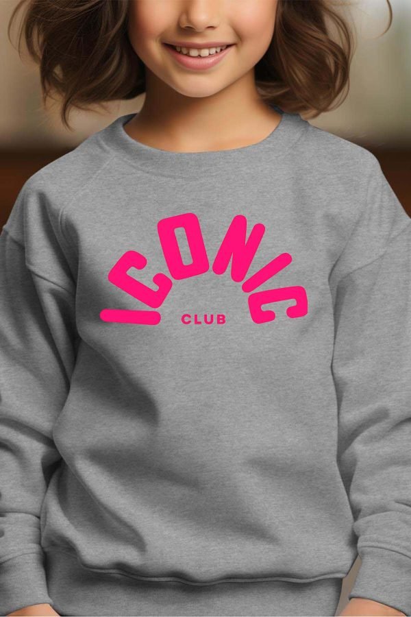 Sweat Col Rond Fille en Gros | Iconic Club